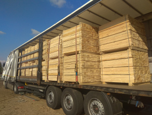 Spruce-Pine (S-P) Packaging timber 22 mm x 98 mm x 1200 mm