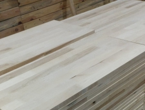 Birch Continuous stave Furniture panel 40 mm x 150 mm x 2000 mm