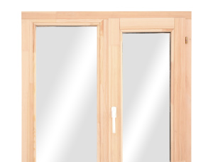 Holzfenster Kiefer 1320 mm x 1320 mm x 68 mm