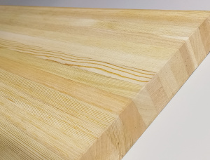 Цельноламельные ступени из древесины Лиственница сибирская 40 мм x 300 мм x 1000 мм