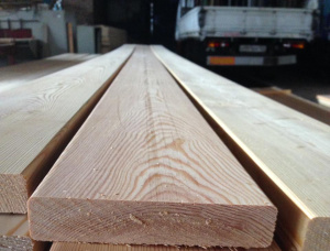50 mm x 150 mm x 6000 mm KD R/S  Siberian Larch Lumber