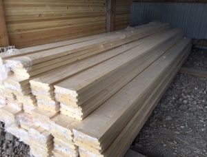 Scots Pine Solid Wood Decking 28 mm x 146 mm x 3000 mm