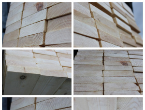 25 mm x 100 mm x 6000 mm KD R/S Heat Treated Spruce-Pine (S-P) Lumber