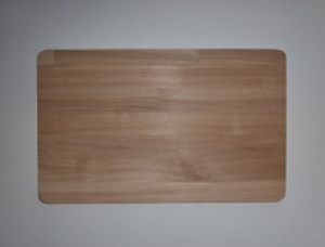 Schneidebrett aus Holz aus Hänge-Birke Rechteckig 350 mm x 220 mm x 12 mm