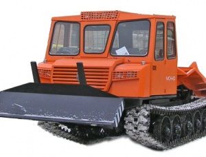 Трелевочный трактор МСН-10 с трехместной кабиной новой модели.