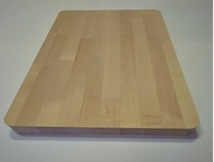 Silver Birch Rectangular Wood Cutting Board 400 mm x 300 mm x 30 mm