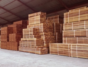 Pine lumber KD 20 mm x 70 mm x 300 mm