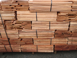100 mm x 160 mm x 4000 mm KD S4S Heat Treated Western redcedar Lumber