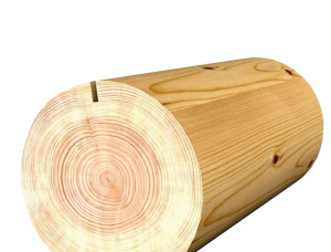 Scots Pine Rounded beam 240 mm x 6 m
