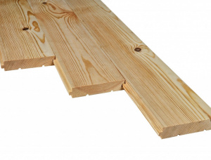 Scots Pine Solid Wood Decking 28 mm x 120 mm x 3000 mm