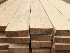 50 mm x 100 mm x 2000 mm KD R/S  European spruce Lumber