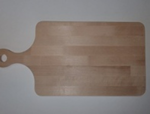 木菜板 矩形的 垂枝桦 400 mm x 200 mm x 8 mm