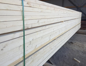22 mm x 100 mm x 6000 mm KD R/S Heat Treated Spruce-Pine (S-P) Lumber