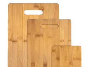 Red Oak Rectangular Wood Cutting Board 290 mm x 180 mm x 30 mm