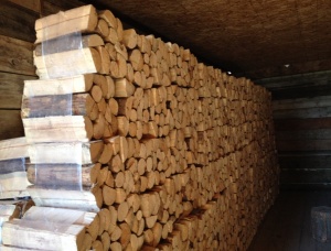 Gewürztes Brennholz Roteiche 100 mm x 400 mm