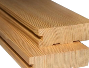 Siberian Larch Solid Wood Decking KD 28 mm x 140 mm x 6000 mm