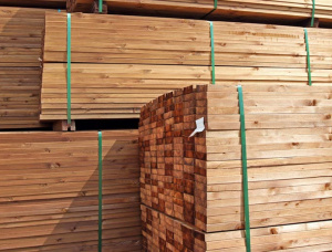 12 mm x 200 mm x 4800 mm KD S4S Heat Treated Spruce-Pine-Fir (SPF) Lumber
