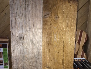Thermally Modified Larch Barnwood Boards KD 1 in x 10 in x 96 in