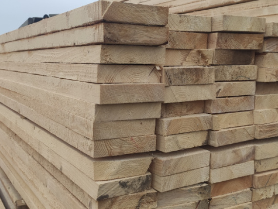 40 mm x 100 mm x 3000 mm KD S4S  Silver Birch Lumber