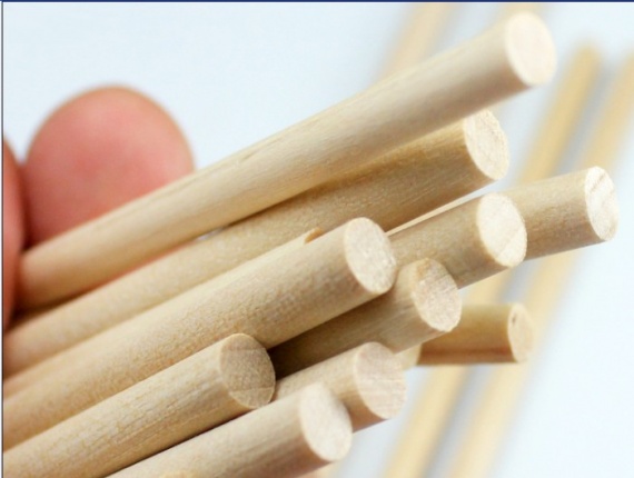 Birch Wooden lollipop sticks 5 mm x 150 mm