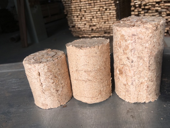 Nestro Wood Briquettes 150 mm x 59 mm x 59 mm