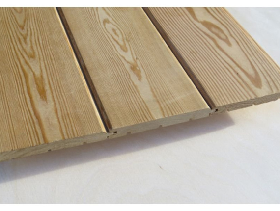 KD Spruce-Pine (S-P) V-Groove Paneling 12.5 mm x 118 mm x 3500 mm