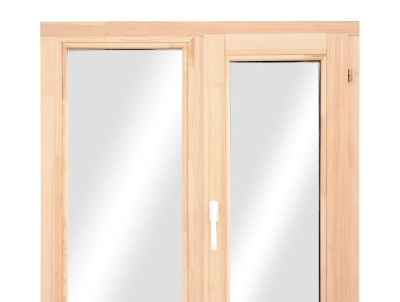 Holzfenster Kiefer 1460 mm x 1170 mm x 68 mm