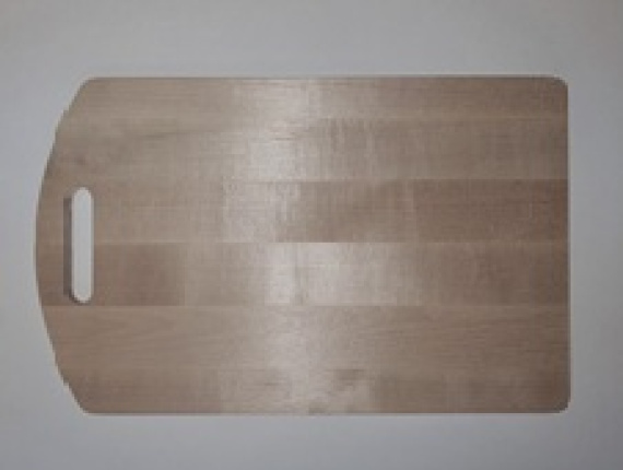 木菜板 矩形的 垂枝桦 350 mm x 220 mm x 8 mm