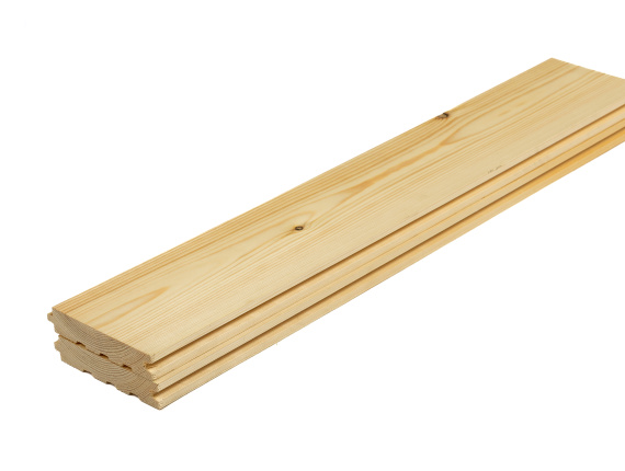 Spruce-Pine (S-P) Solid Wood Decking KD 30 mm x 120 mm x 6000 mm
