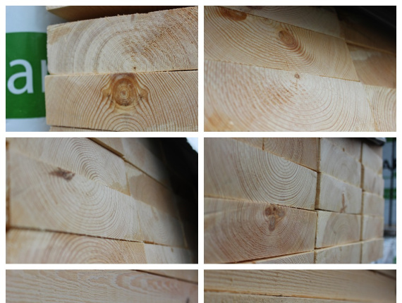 50 mm x 200 mm x 5100 mm KD R/S Heat Treated Spruce-Pine (S-P) Lumber