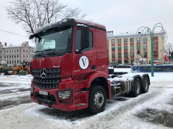 В леспромхозах Группы «Титан» проводится тестирование тягачей Mercedes-Benz нового поколения