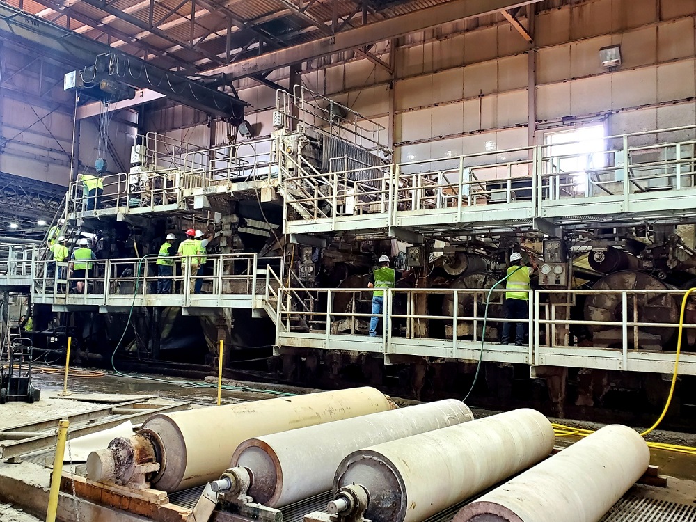 Ox Industries restarts White Pigeon Paper Mill