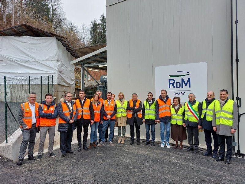 RDM Group inaugurates new boiler house at Ovaro mill in Italy