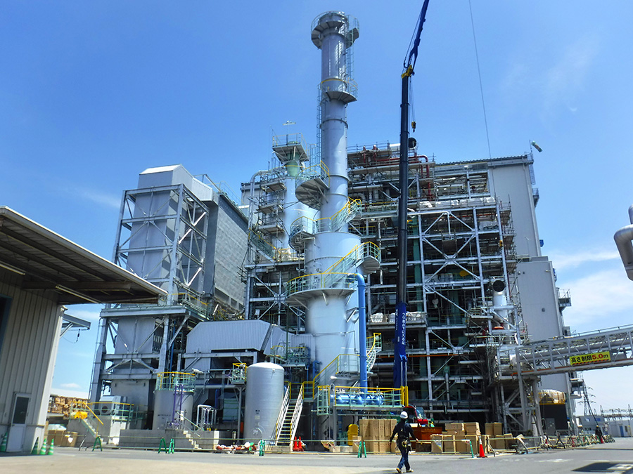 Rengo installs new biomass boiler for power generation at Tonegawa Division in Japan