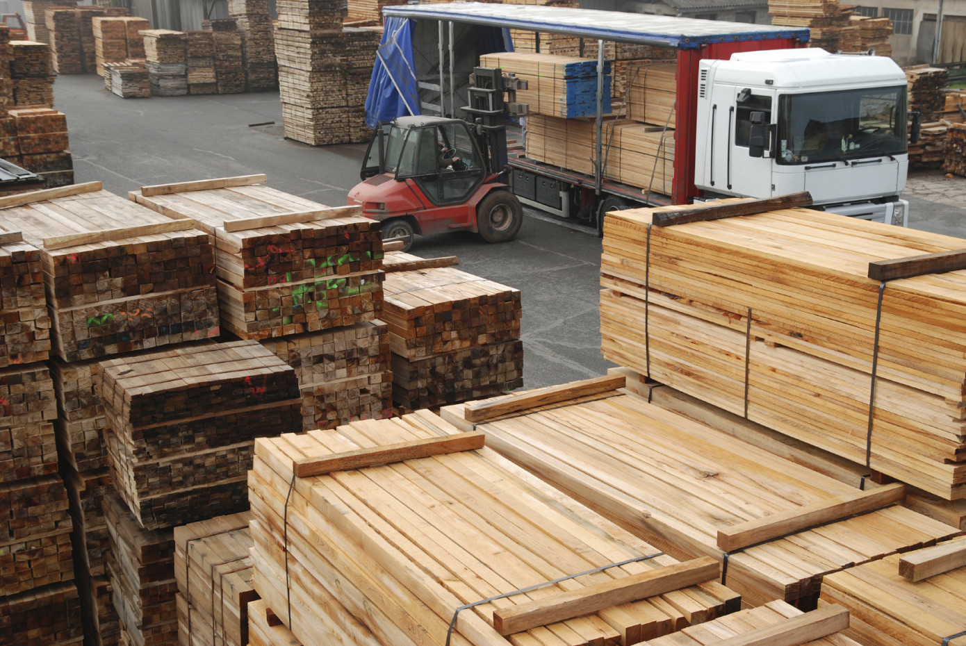 Russia"s lumber production decreased by 17% and plywood by 40% in September