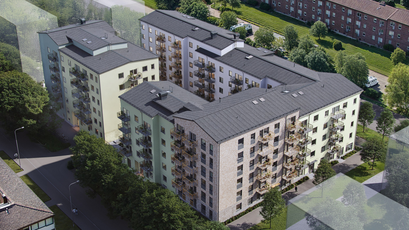 Derome invests Euro 500 million in 177 timber-built rental apartments in Sweden