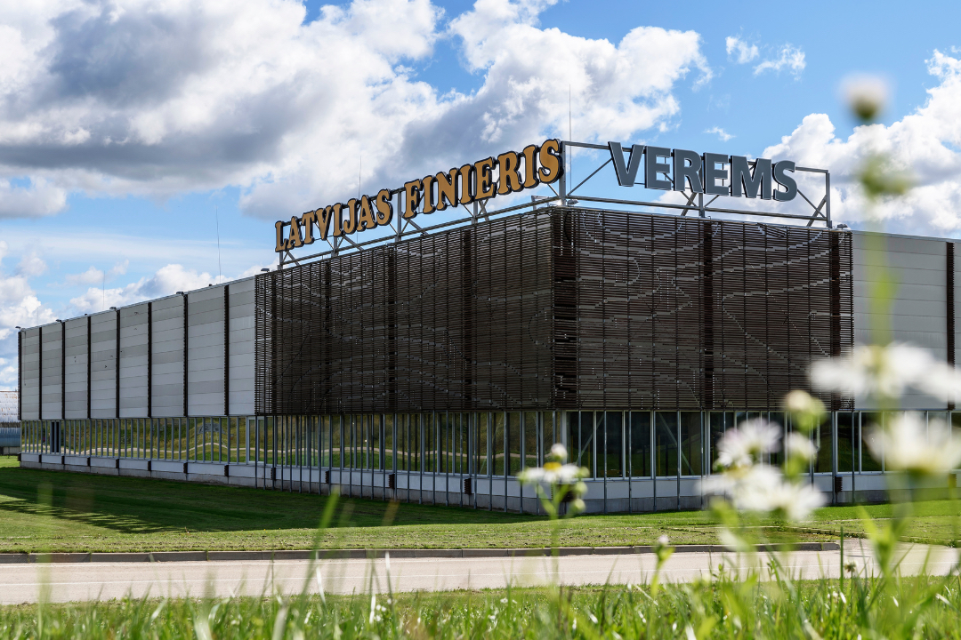 Latvijas Finieris увеличит производственную мощность своего фанерного завода в Вереме на 35 тыс. м3