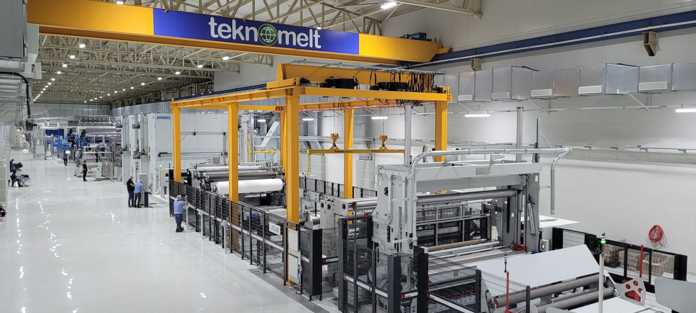 Andritz ввела в эксплуатацию линию для производства нетканых материалов на заводе Teknomelt в Турции