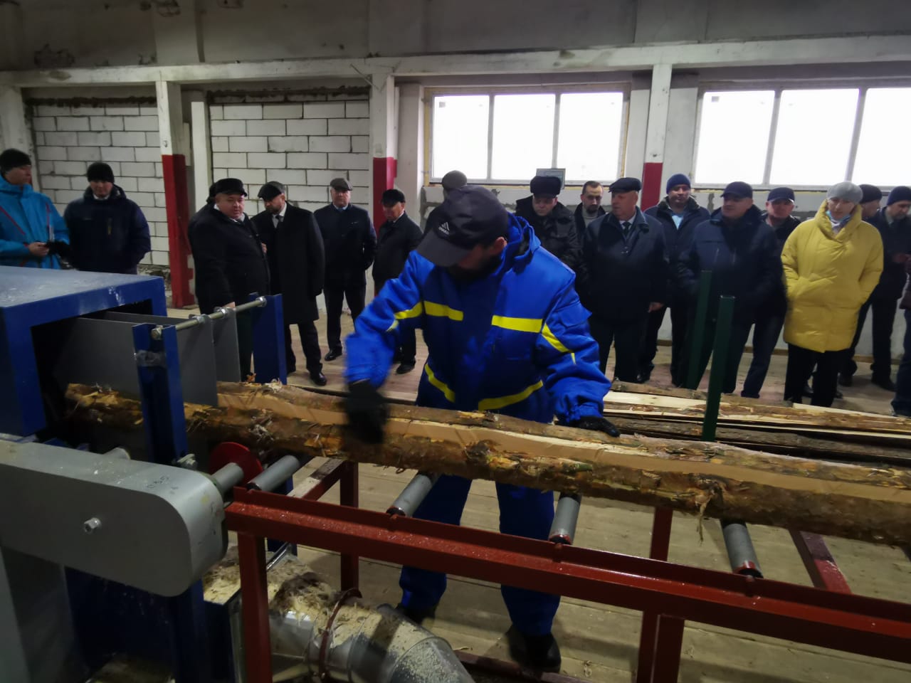 В Тамбовской обл. открыт новый цех по переработке мелкотоварной древесины