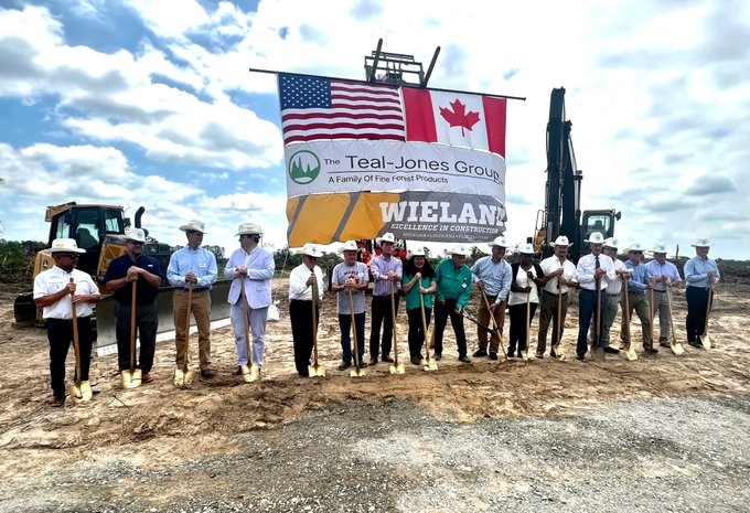 Teal Jones breaks ground on new sawmill in Louisiana