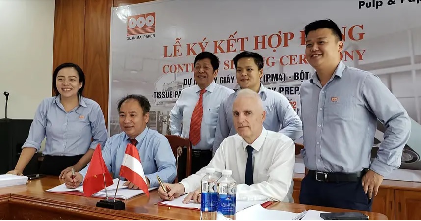 Andritz to supply tissue machine to Xuan Mai Paper"s mill in Vietnam