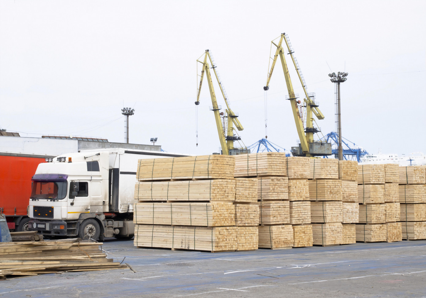 Imports of softwood lumber to Japan contract 38% in August