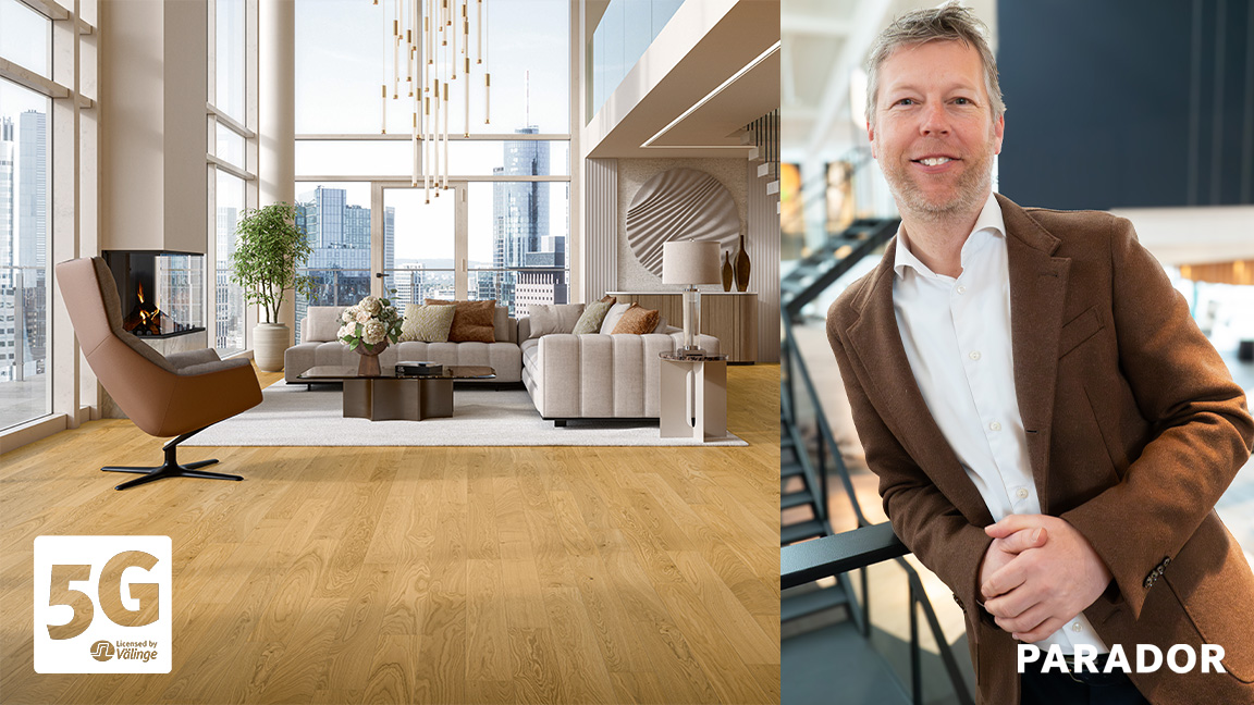 Välinge partners with German flooring expert, Parador