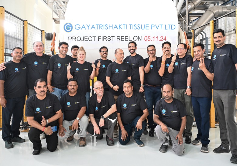 Gayatrishakti Tissue starts up tissue machine at Vapi mill in India