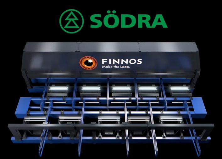 Finnos to delivery board scanner to Södra Wood in Finland