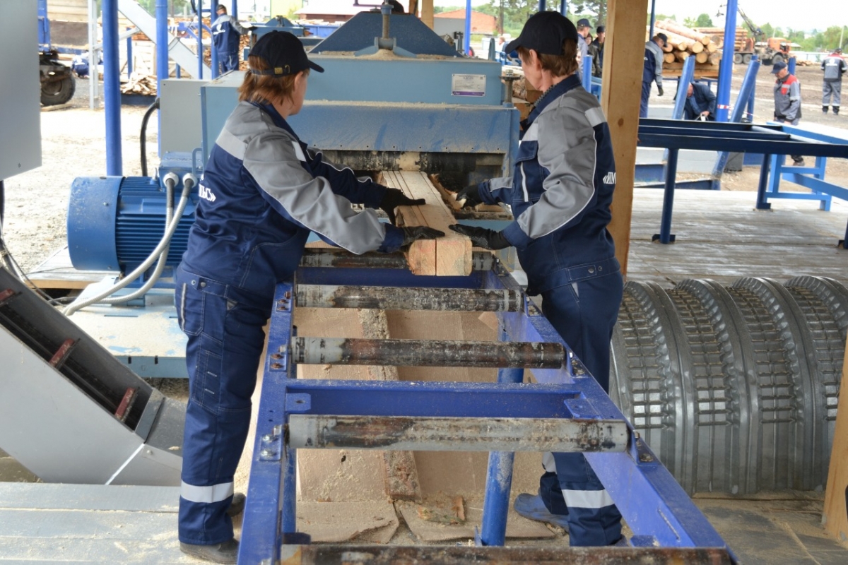 Объединение «Импульс» ввело в эксплуатацию новую линию по переработке древесины в Курганской обл.