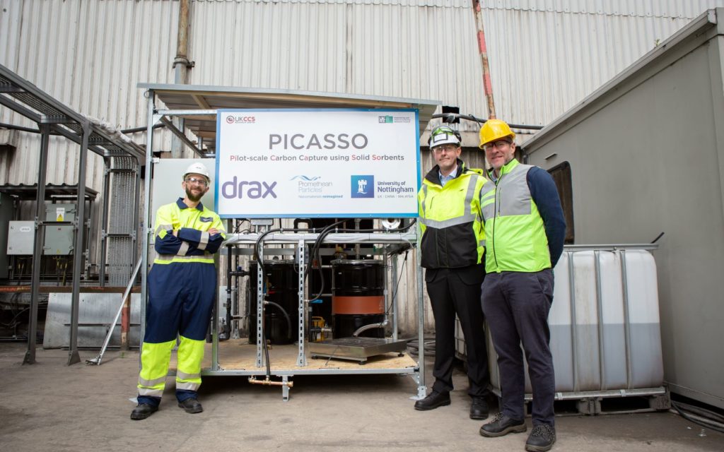 Drax tests new carbon capture technology at North Yorkshire power station