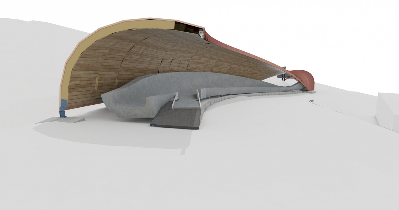 ZÜBLIN Timber to install 3,500 m2 of timber roofing for the bobsleigh, luge and skeleton track in Oberhof, Germany 2 QcAQVuJ8bATpirZCmRwc