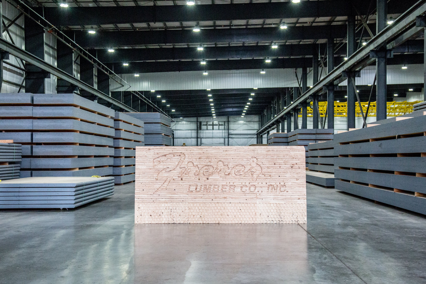 Freres Lumber launches new mass plywood panel beam and column line