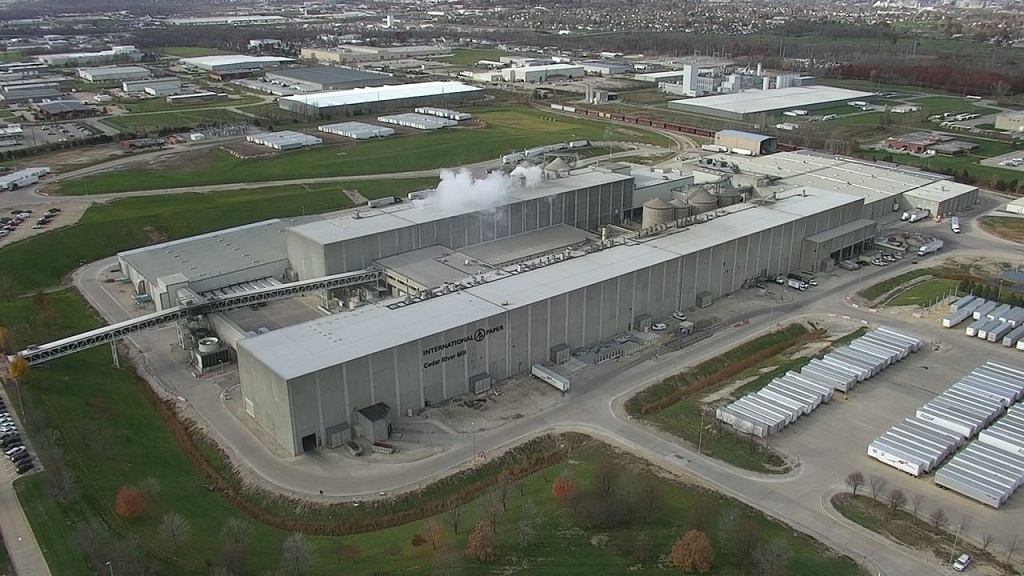 International Paper to invest $103 million in containerboard mill in Cedar River, Iowa